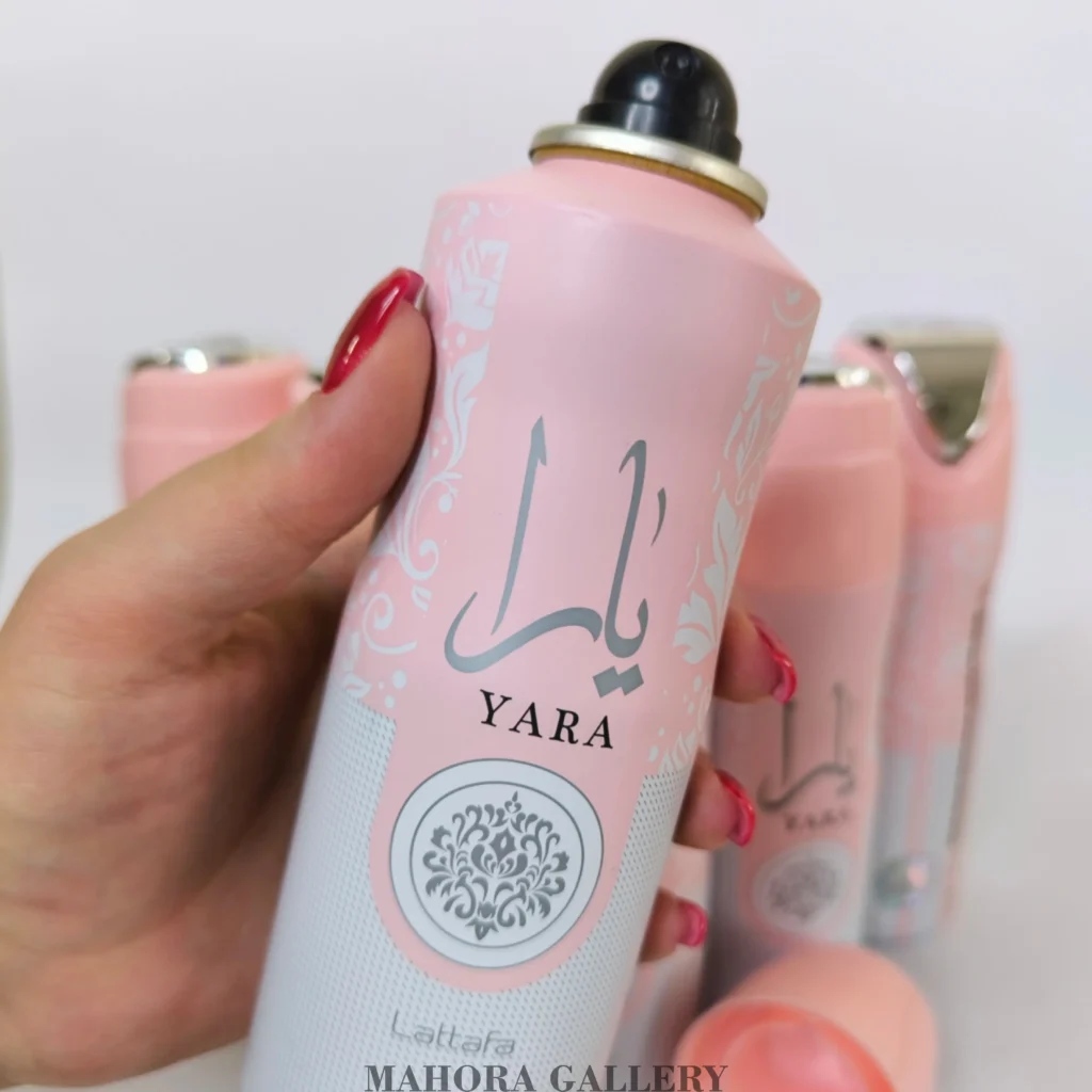 اسپری بدن زنانه یارا مدل لطافه