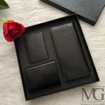 ست هدیه کیف سه تکه ماهورا دکمه مخفی