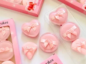 خرید پد آرایشی پاف پاپیونی