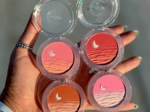 خرید رژگونه طرح ماه هدی موجی