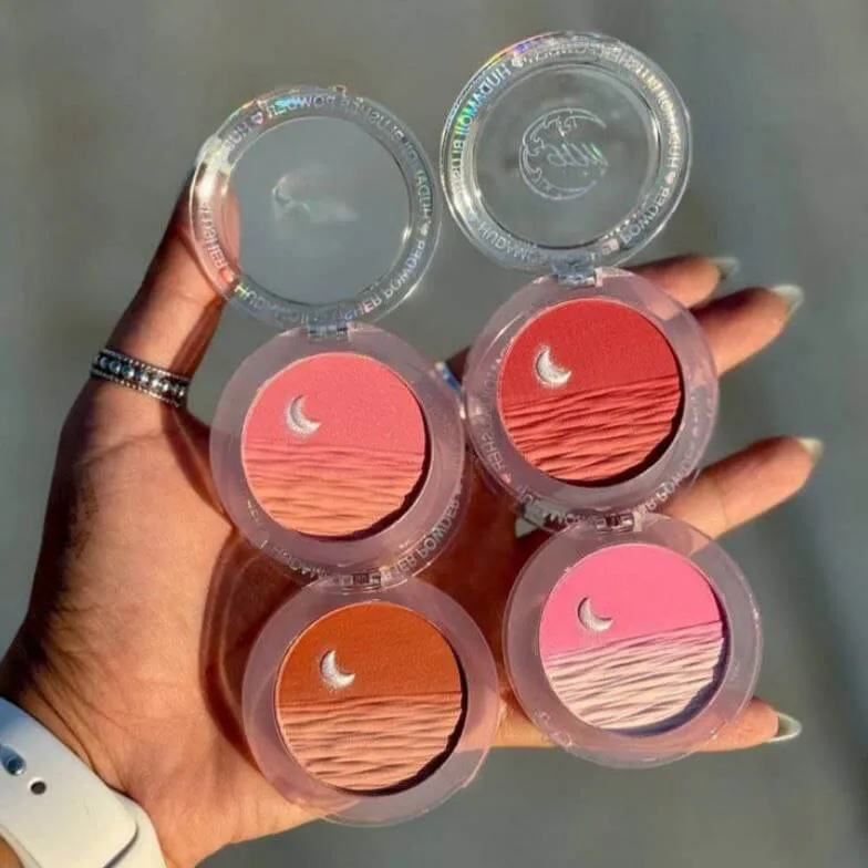 خرید رژگونه طرح ماه هدی موجی